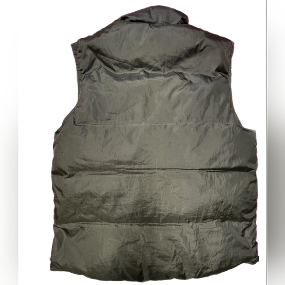 Ralph Lauren POLO Olive Green/Orange Reversible Puffer Vest - Picture 2 of 6